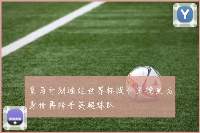 皇马计划通过世界杯提升罗德里戈身价再转手英超球队